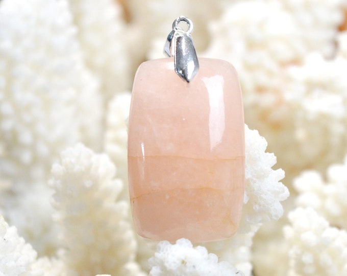 Morganite 55 carats - pendentif cabochon pierre naturelle - Pakistan / EI19