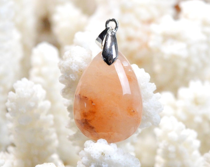 36 carat carnelian - natural stone cabochon pendant - Madagascar / FD95