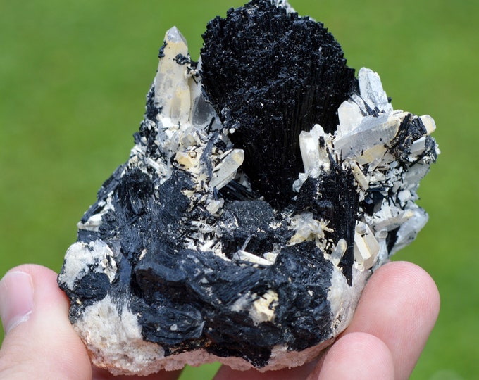 Schorl Tourmaline & Feldspar Quartz 314 grams - Erongo Mountains, Karibib, Erongo Region, Namibia
