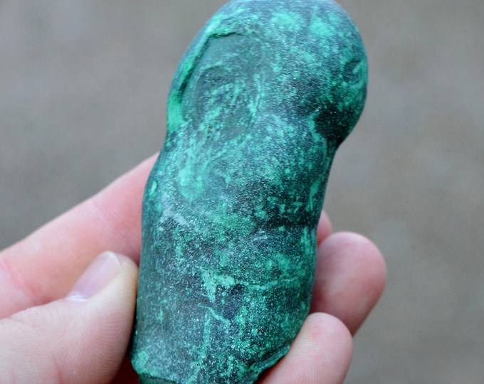 Malachite 231 grams - Mashamba West Mine, Kolwezi mining district, Lualaba, DR Congo