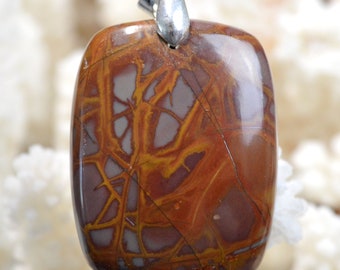 Jaspe Noreena 71 carats - pendentif cabochon pierre naturelle - Australie // Ref A97