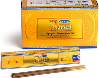 Incense - Satya - Natural Sandalwood Perfume - One box