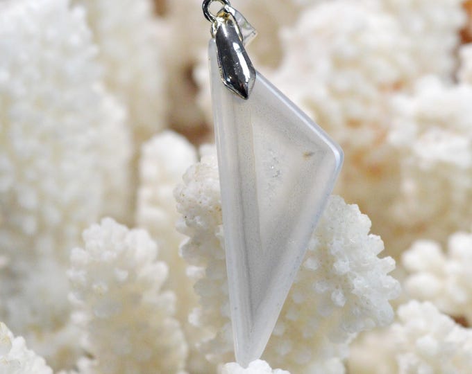 Agate Polyedrique 18 carats - pendentif pierre naturelle - Brésil / FY83
