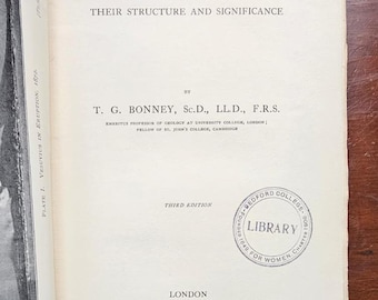 Volcanoes Their Structure and Significance - Thomas George Bonney - 1912 - Used