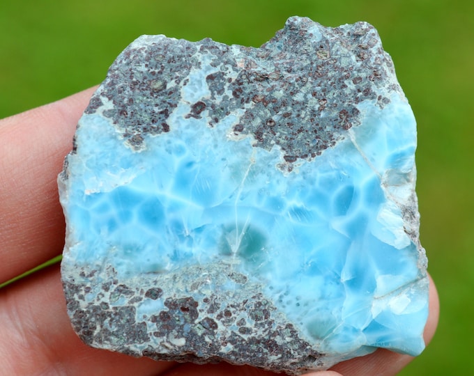 Pectolite var. Larimar 47 grams - Filipinas Larimar Mine, Los Checheses, Sierra de Baoruco, Barahona Province, Dominican Republic