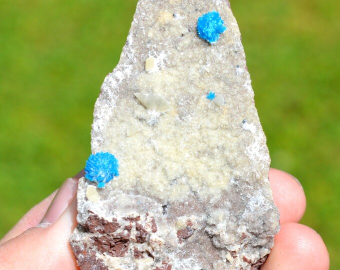 Cavansite & Chalcedony 97 grams - Wagholi Quarries, Wagholi, Pune District, Maharashtra, India