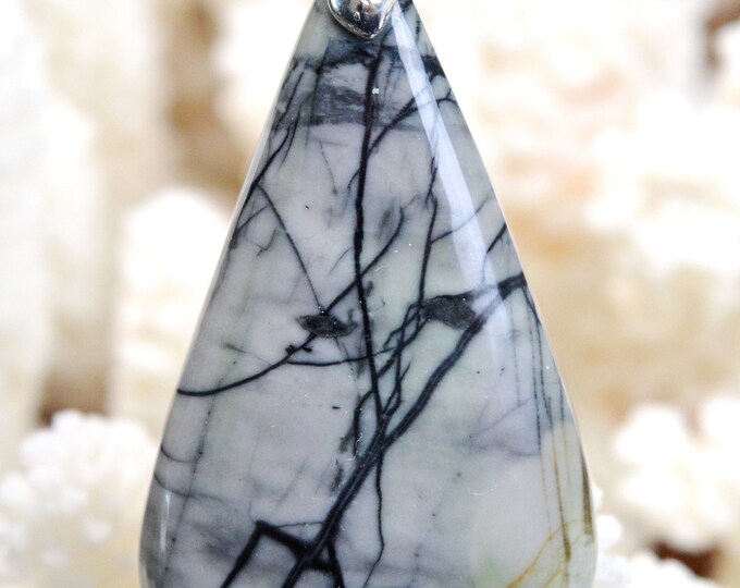 83 Carat Picasso Jasper - Natural Gemstone Cabochon Pendant - Utah, USA // AH84