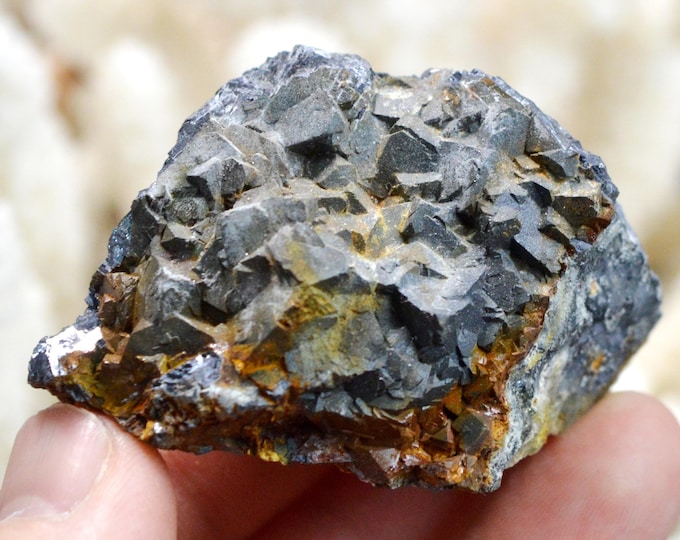 Galena & Pyrite 160 grams - Le Buisson Mine, Montmirat, Saint-Étienne-du-Valdonnez, Mende, Lozère, Occitanie, France