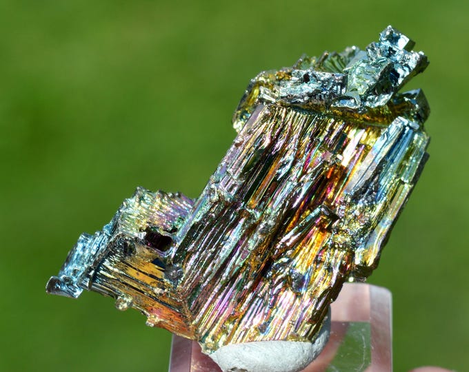 Bismuth metallic crystals 56 grams - Lab grown