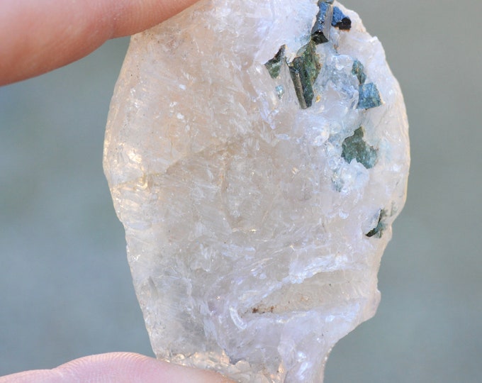 Tourmaline var. Verdelite & Quartz - 72 grams - Minas Gerais, Brazil