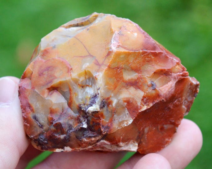 Jasper var. Mookaite 175 grams - Mooka Station, Carnarvon Shire, Western Australia, Australia