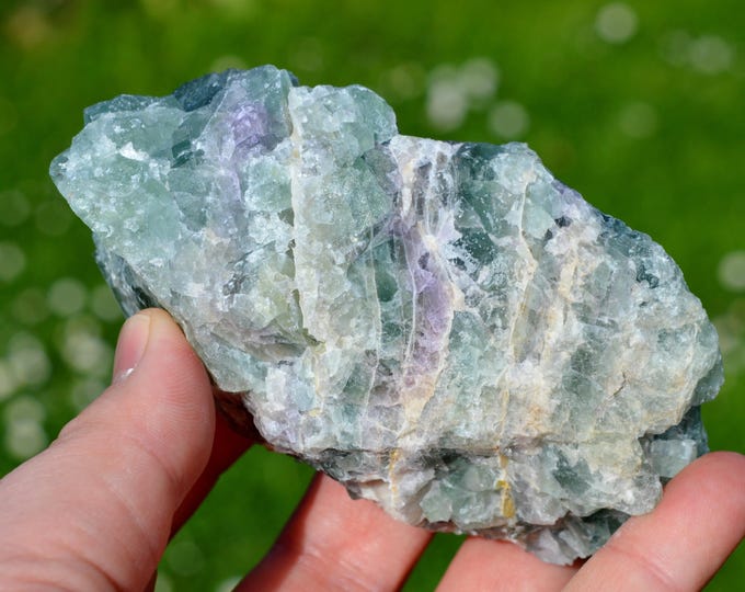 Fluorite 478 grams - La Barre Mine, Saint-Jacques-d'Ambur, Puy-de-Dôme, Auvergne-Rhône-Alpes, France