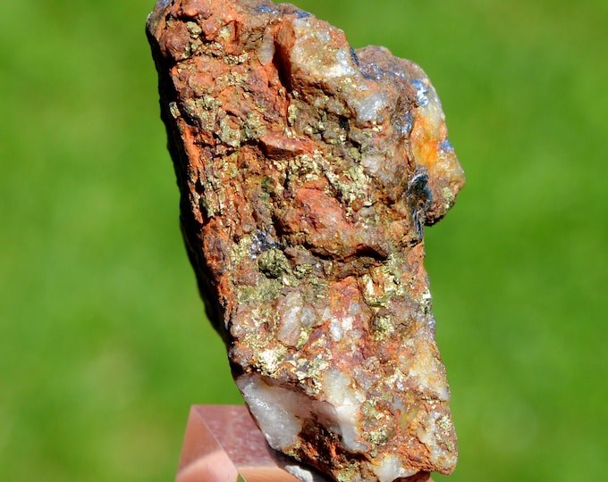 Molybdenite & Chalcopyrite 47 grams - Château-Lambert, Mélisey, Lure, Haute-Saône, Burgundy-Franche-Comté, France
