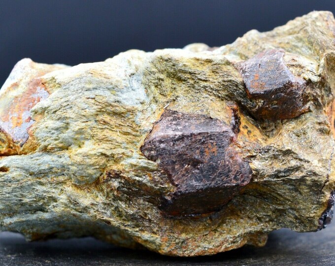 Almandine Garnet & Micashist - 154 grams - Zillertal, Tyrol, Austria