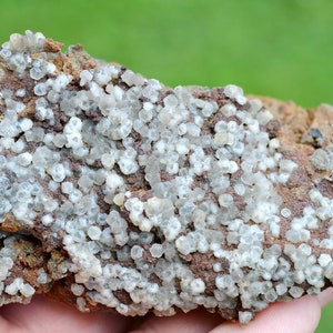 Sidérite & Calcite 378 grammes Peyrebrune, Montredon-Labessonnié, Castres, Tarn, Occitanie, France image 1