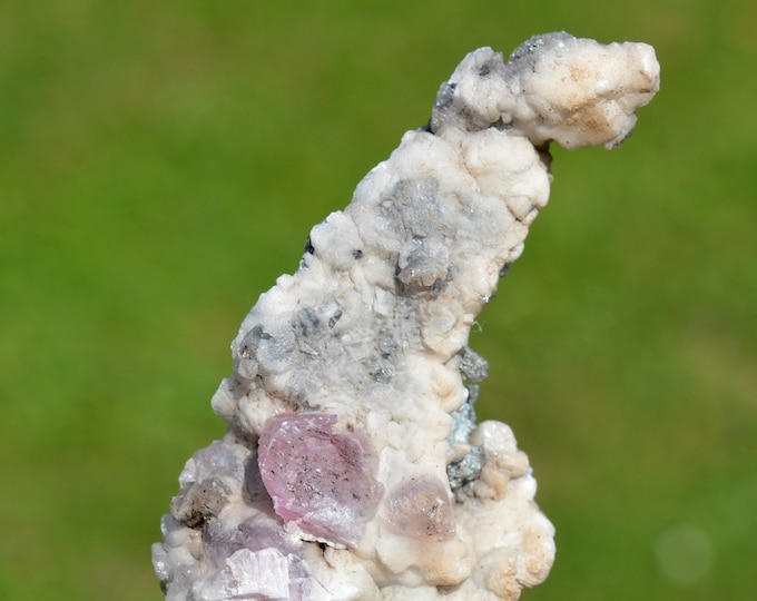 Plancheite & Quartz cobalt-calcite 20 grams - Mashamba West Mine, Sicomines copper-cobalt project, Mutshatsha, Lualaba, DR Congo