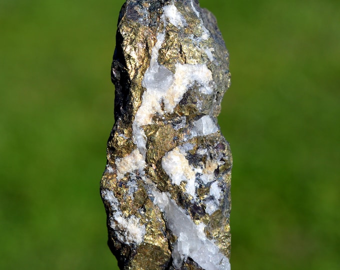Chalcopyrite 69 grams - Ludwig Mine, Sankt Ludwig vein, Neuenberg, Sainte-Marie-aux-Mines, Colmar-Ribeauvillé, Haut-Rhin, Alsace, France