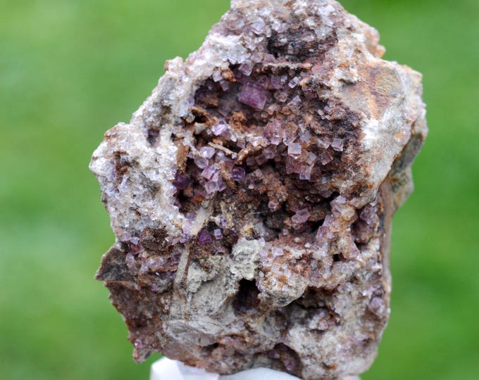 Fluorite 86 grams - Limestone quarry, Bergheim, Colmar-Ribeauvillé, Haut-Rhin, Alsace, France