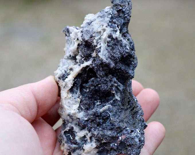 Proustite & Galena Acanthite 432 grams - Imiter mine, Tinghir Circle, Tinghir Province, Drâa-Tafilalet Region, Morocco