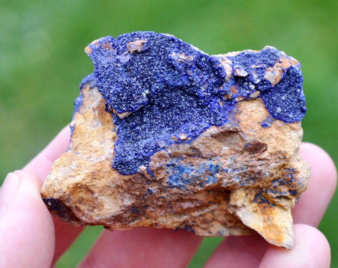 Azurite 105 grams - M'Ssici, Alnif County, Tinghir Province, Drâa-Tafilalet Region, Morocco
