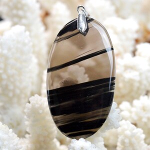 Midnight Obsidian 74 carats - natural stone cabochon pendant - USA / ES79