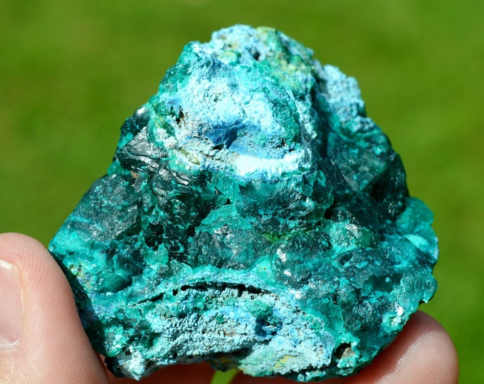 Dioptase & Plancheïte 114 grams - Mfouati District, Bouenza Department, Republic of the Congo