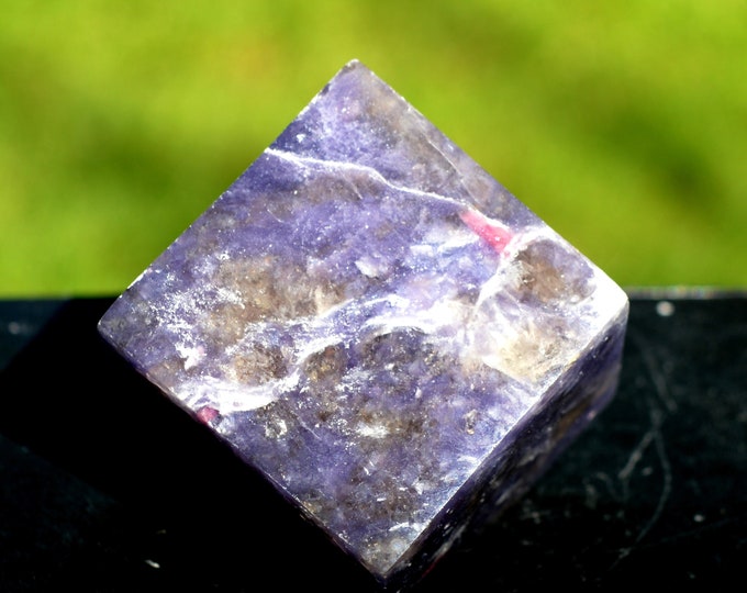 Cube - Lepidolite & Rubellite 390 grams - Ambalalehifotsy pegmatite, Fenoarivo, Ambatofinandrahana District, Amoron'i Mania, Madagascar