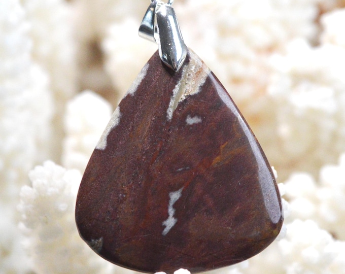 Jaspe Noreena 32 carats - pendentif cabochon pierre naturelle - Australie / FR67