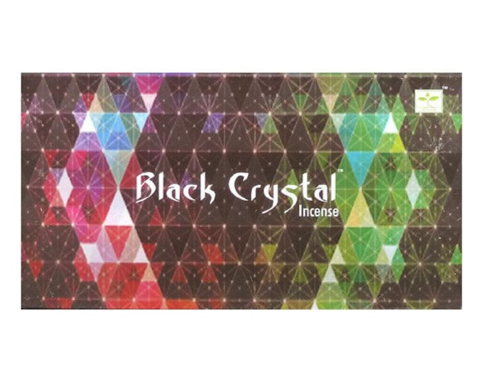Incense - Satya - Black Crystal Perfume - One box