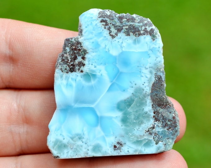 Pectolite var. Larimar 34 grams - Filipinas Larimar Mine, Los Checheses, Sierra de Baoruco, Barahona Province, Dominican Republic