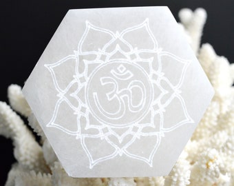 Sélénite / Gypse - 10 cm - Maroc - Ohm
