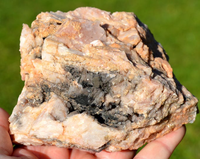 Tabular baryte on baryte 1545 grams - La Salette, Colombiès, Villefranche-de-Rouergue, Aveyron, Occitanie, France