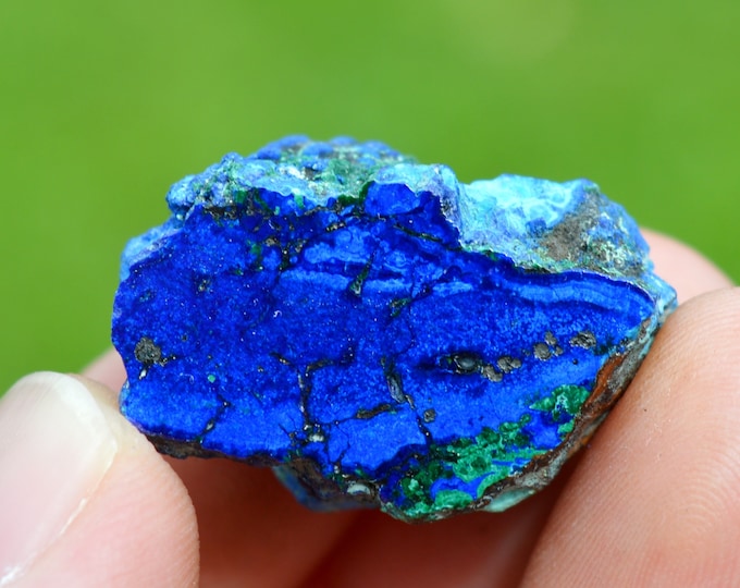 Azurite 19 grams - Rubtsovsk Mine, Rubtsovsky District, Altai Krai, Russia