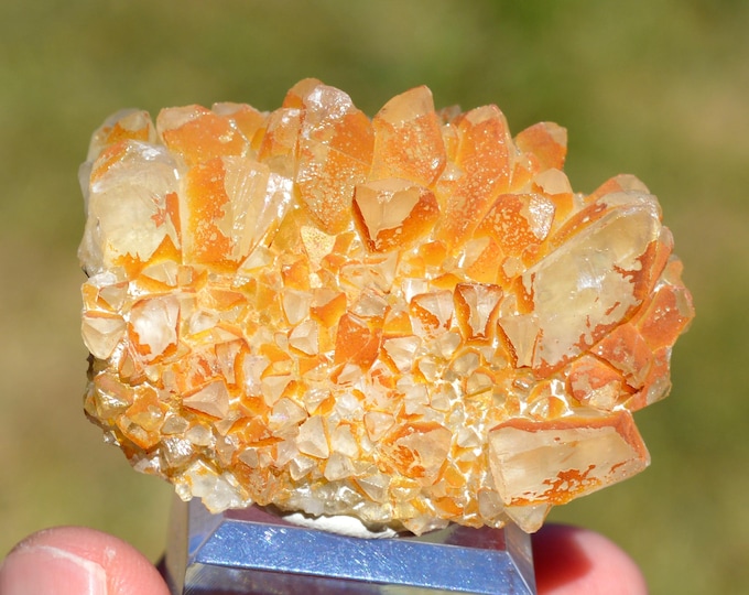 Calcite 70 grams - Limestone quarry, Limont-Fontaine, Maubeuge, Avesnes-sur-Helpe, Nord, Hauts-de-France, France