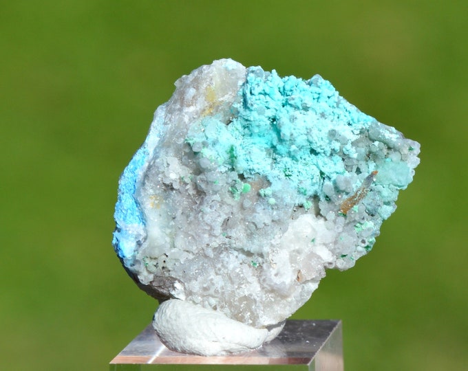Cyanotrichite - 9 grams - Qinglong Mine, Dachang Sb ore field, Qinglong County, Qianxinan, Guizhou, China