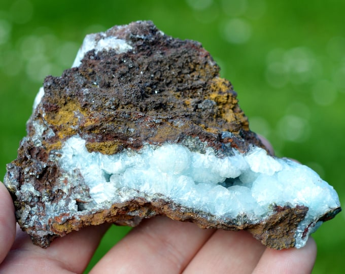 Hemimorphite 428 grams - Mfouati, Mfouati District, Bouenza Department, Republic of the Congo