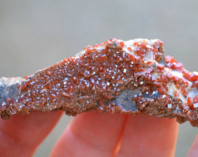 Vanadinite - 74 grams - Mibladen mining district, Midelt Province, Drâa-Tafilalet Region, Morocco