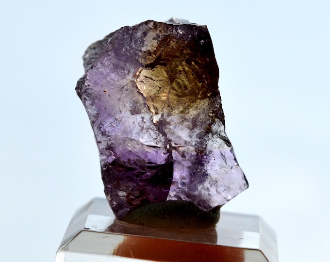 Quartz var. Ametrine 10 grams - Anahi Mine, Puerto Suárez Municipality, Germán Busch Province, Santa Cruz, Bolivia