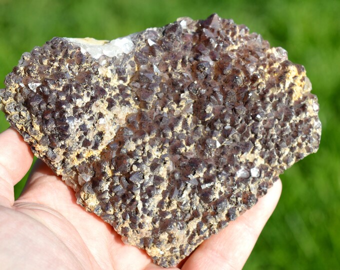 Quartz & Hematite 568 grams - L'Argentolle, Saint-Prix, Autun, Saône-et-Loire, Bourgogne-Franche-Comté, France