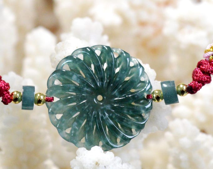 Bracelet - Jade - Adjustable - Burma