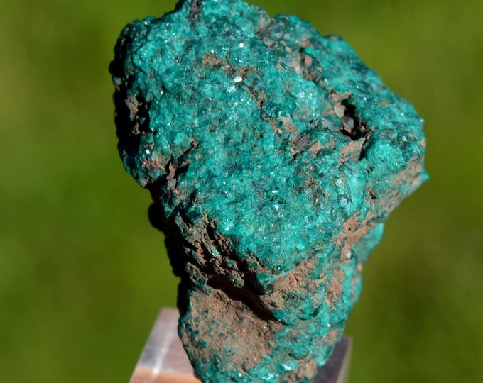 Dioptase 43 grams - Mfouati District, Bouenza Department, Republic of the Congo