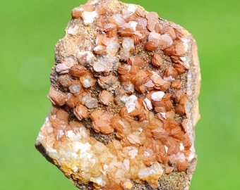 Calcite & Sidérite 49 grammes - Peyrebrune, Montredon-Labessonnié, Castres, Tarn, Occitanie, France