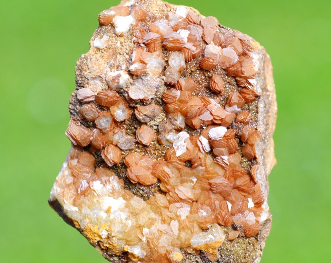 Calcite & Siderite 49 grams - Peyrebrune, Montredon-Labessonnié, Castres, Tarn, Occitanie, France