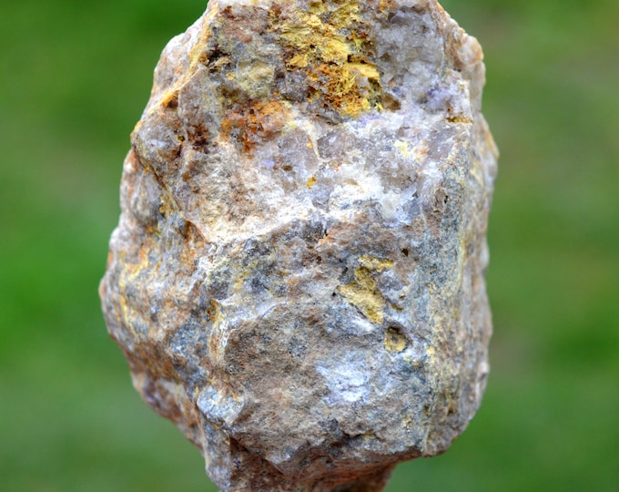 Mimetite 311 grams - Les Molérats Mine, Saint-Prix, Autun, Saône-et-Loire, Bourgogne-Franche-Comté, France