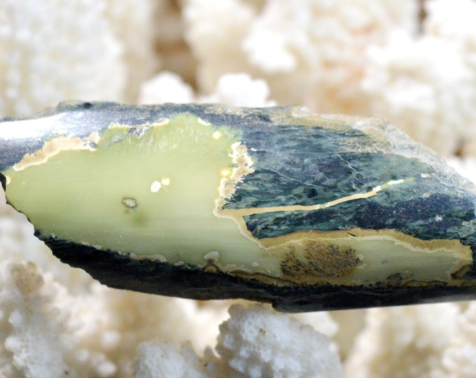 Slice - Noble Serpentine 39 grams - Susa Valley, Metropolitan City of Turin, Piedmont, Italy
