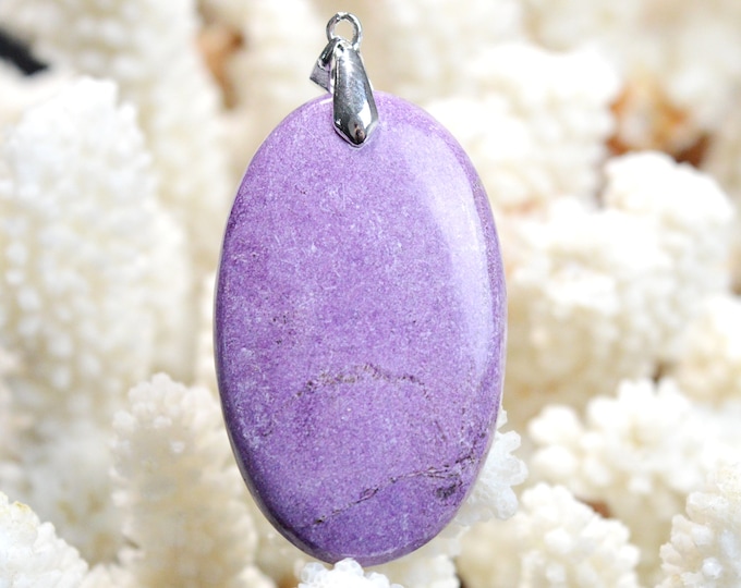66 carat Stichtite - natural stone cabochon pendant - Tasmania, Australia // DX23