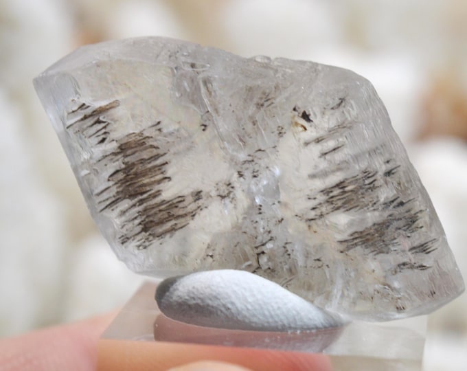 Gypsum 18 grams - Templeuve Quarry, Templeuve-en-Pévèle, Lille, North, Hauts-de-France, France