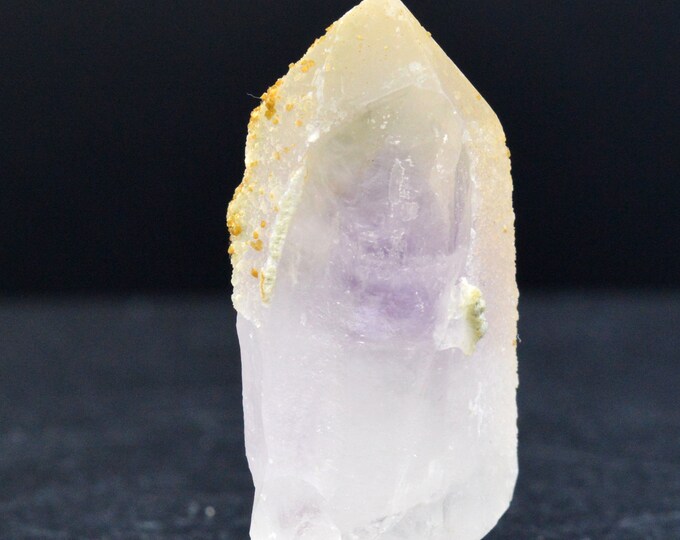 Amethysed quartz & calcite 16 grams - Madan ore field, Smolyan Province, Bulgaria