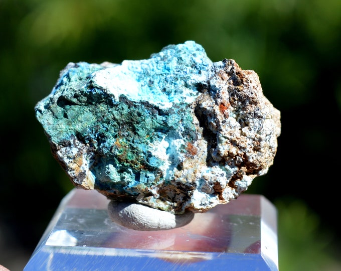 Carbonatecyanotrichite & Malachite 23 grams - Serrabottini, Massa Marittima, Grosseto Province, Tuscany, Italy