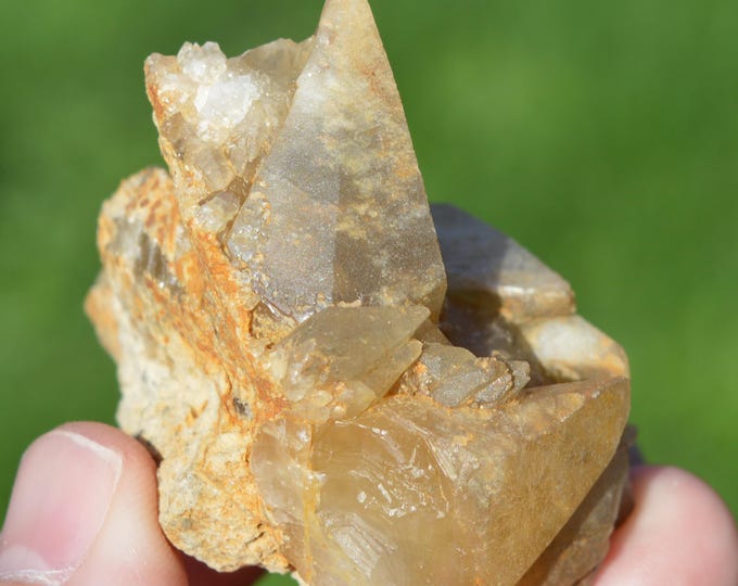 Calcite 126 grams - Solvay quarry, Couillet, Charleroi, Hainaut, Wallonia, Belgium